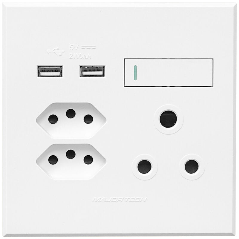 VETi 3 POLA - USB, Double V-Slim, Single RSA Socket - 4x4 Complete