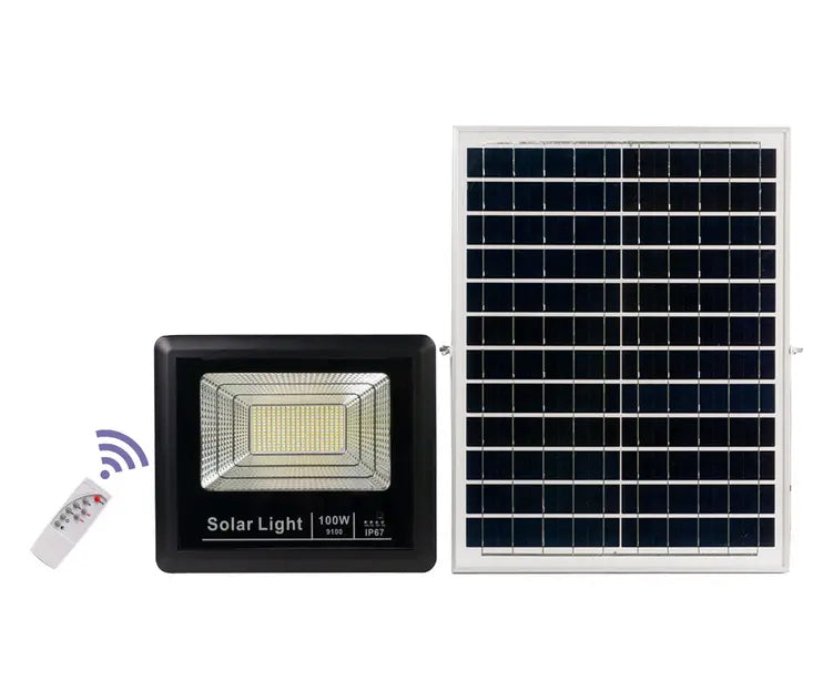 Black Solar Floodlight