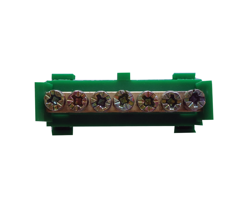 Clip On Din Rail Earth Bar