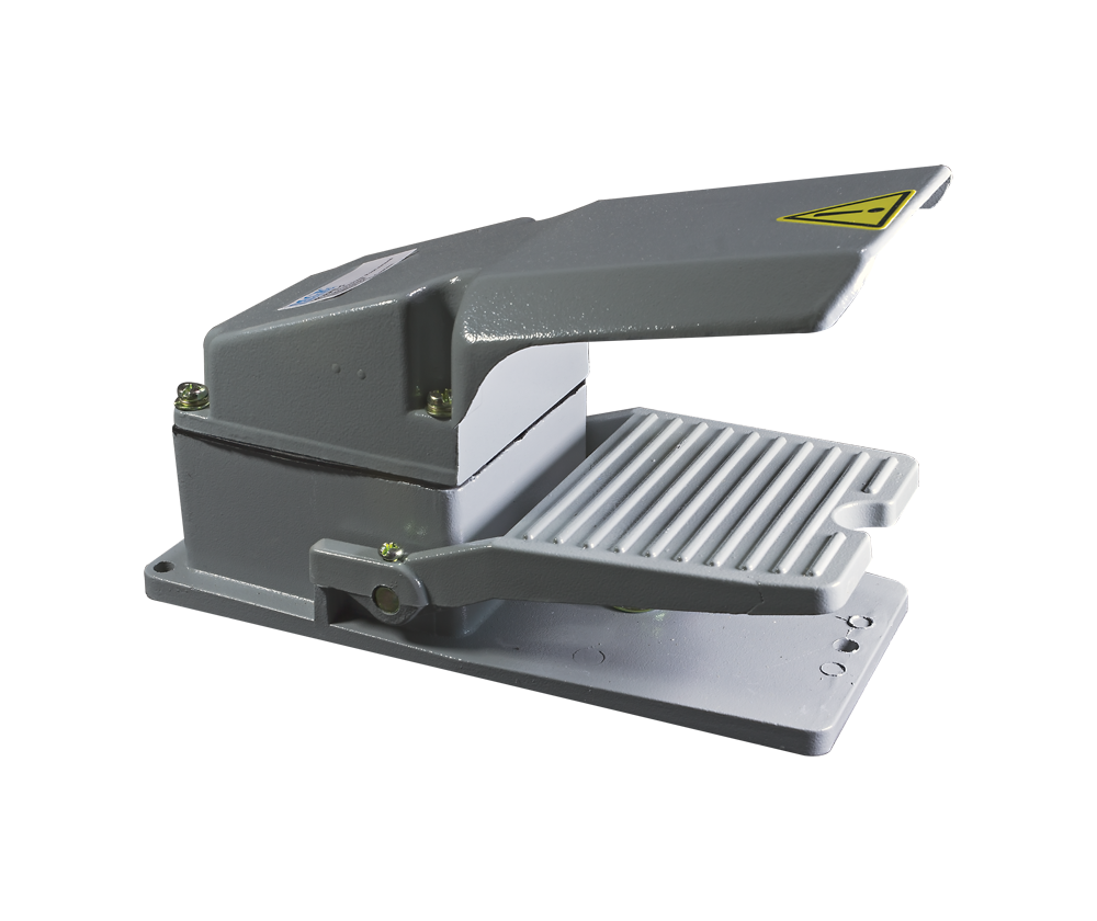 Heavy Duty Steel Mini Foot Switch With Foot Guard