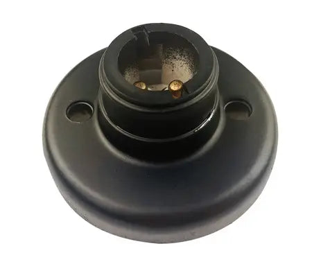Black B22 Base Mount Lamp Holder
