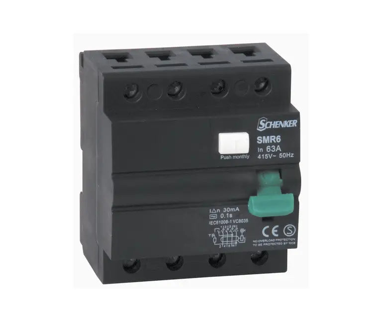 4 Pole Mini Rail Earth Leakage Devices