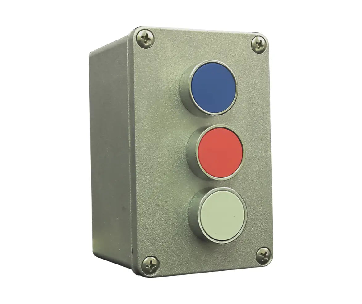 3 Way Aluminium Up/Stop & Down Control Station