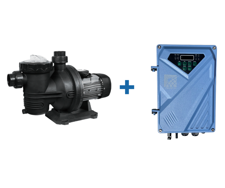 AZURE-DUO-20 900W 110VDC/220VAC Hybrid Pool Pump