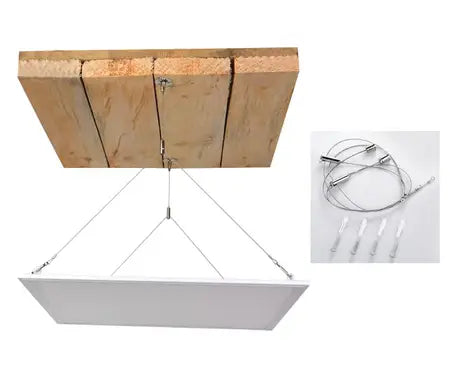 Hanging (suspended) fixture for LED panel lights