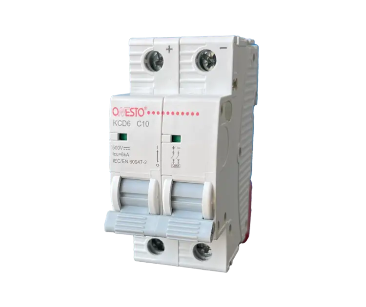 DC Double Pole 6kA Circuit Breakers
