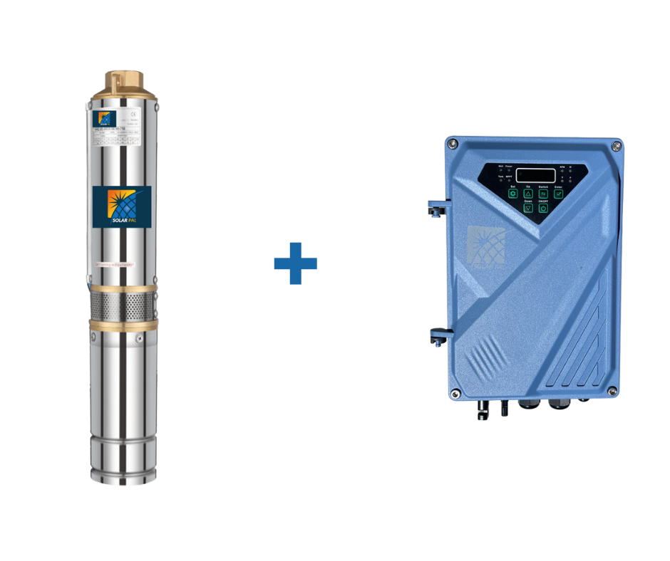 TYPHOON-125 1500W 110VDC Solar Borehole Pump