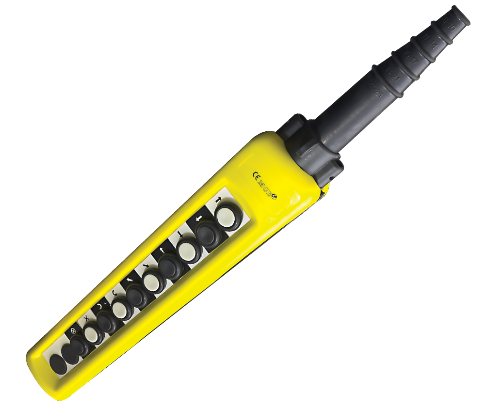 Pendant control - 10 pushbuttons 1N/O+1N/C