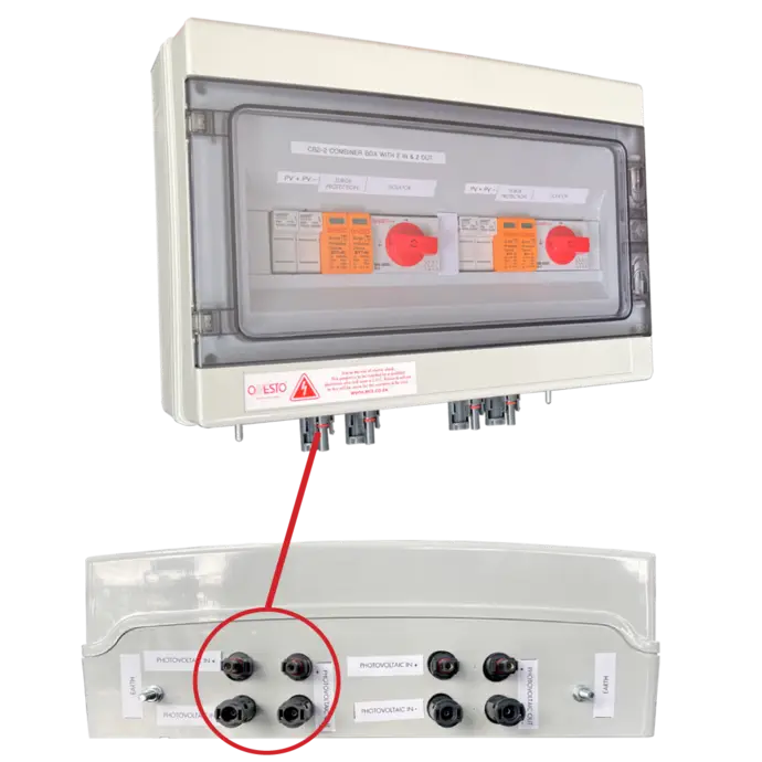 CB2-2 Combiner Box 2 in & 2 out