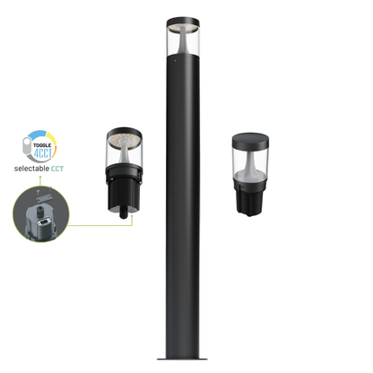 Baliza LED Bollard Light with Cover