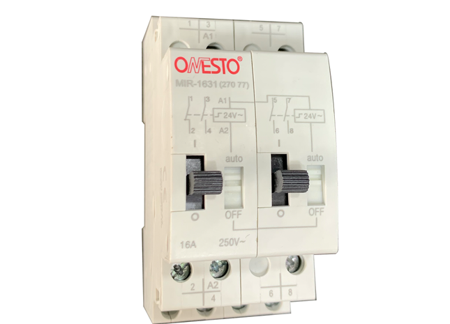 2 Module Step Relay - 3 NO + 1 NC Auxiliary