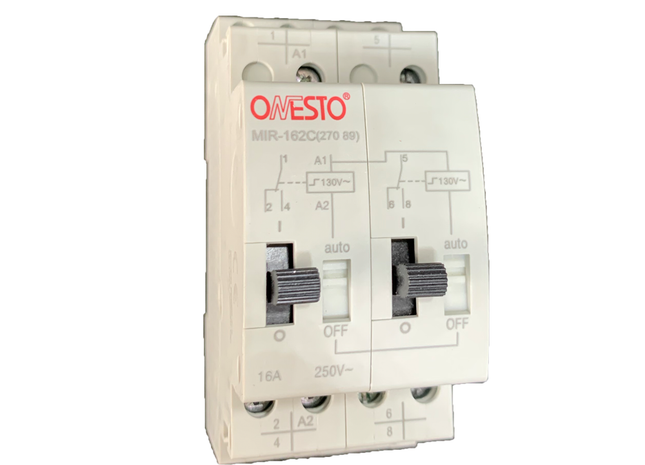 2 Module Step Relay - 2 Change Over Contact