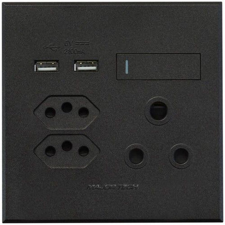 VETi 3 POLA - USB, Double V-Slim, Single RSA Socket - 4x4 Complete