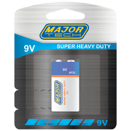 Major-Tech 9V Super Heavy Duty Battery