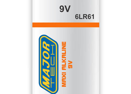 Major-Tech 9V Maxi Alkaline Battery