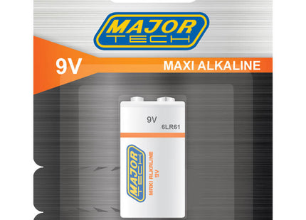 Major-Tech 9V Maxi Alkaline Battery