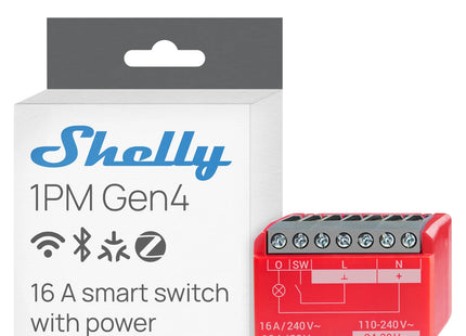 Shelly 1PM Gen4 Smart Switch