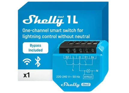 Shelly 1L Gen3 Smart Switch