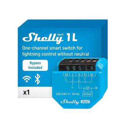 Shelly 1L Gen3 Smart Switch