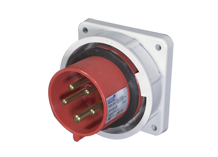 16A 3, 4 & 5 Pin Appliance Inlet Socket - Panel Mount (IP67)