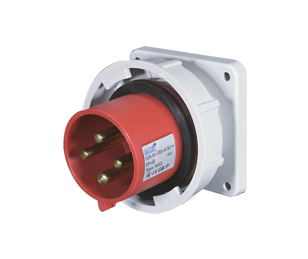 32A 3, 4 & 5 Pin Appliance Inlet Socket - Panel Mount (IP67) – Maple ...