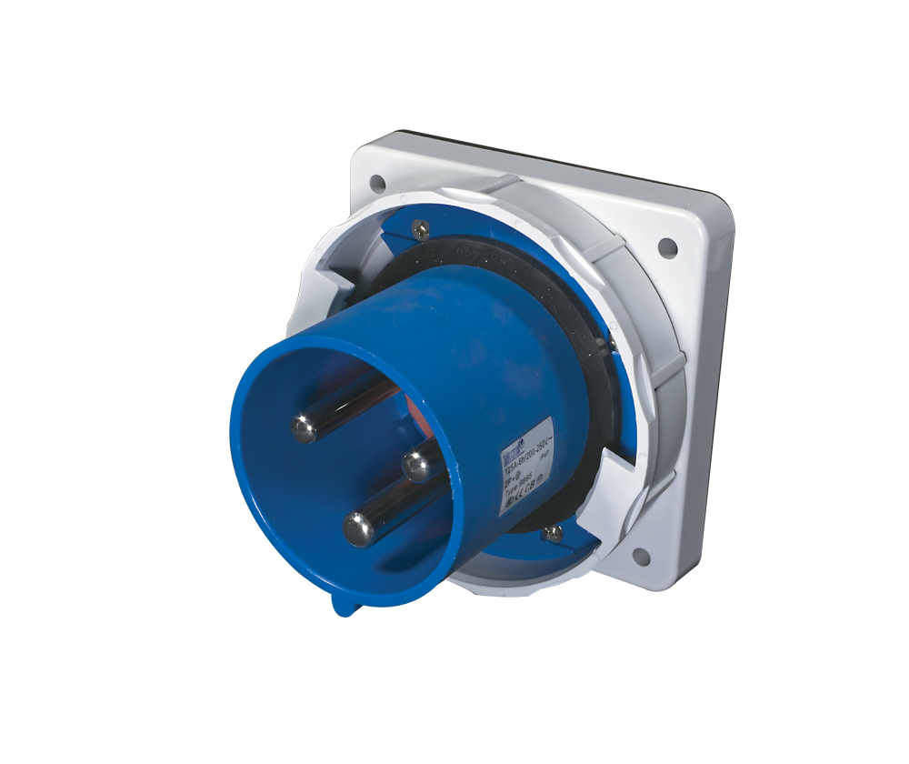125A 3, 4 & 5 Pin Appliance Inlet Socket - Panel Mount (IP67) – Maple ...