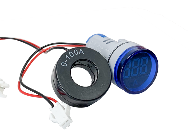 22mm Digital Ammeters With Current Transformers