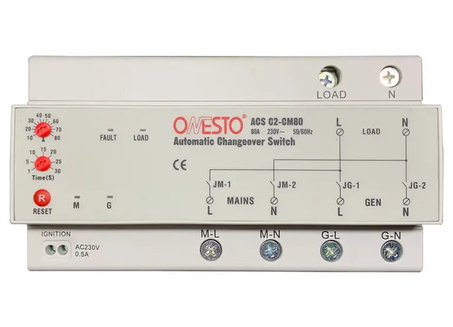 80A Automatic Dinmount Change Over Switch