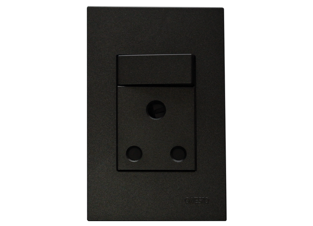 4 x 2 16A Single Switched Socket Outlet - Vertical