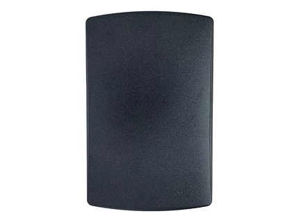 4X2 Blank Cover Black