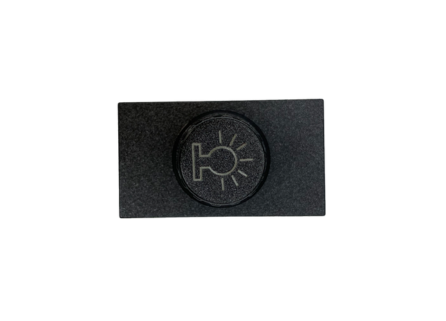 Rotary Dimmer Module 500W Black