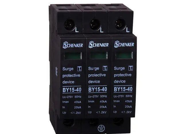 3 Pole Surge Protectors - Mini Rail