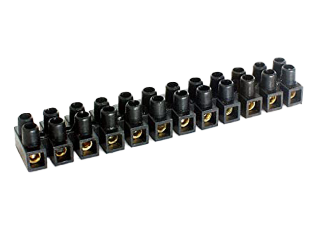 Black Polypropylene Terminal Block