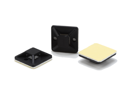 Black Cable Tie Cradles