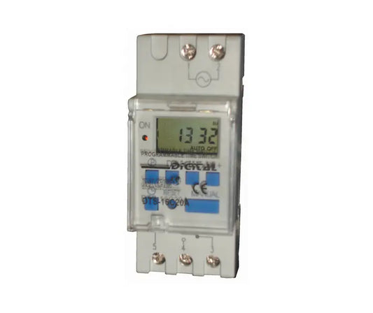 16A 12VDC Din Mount 7 Day Digital Time Switch