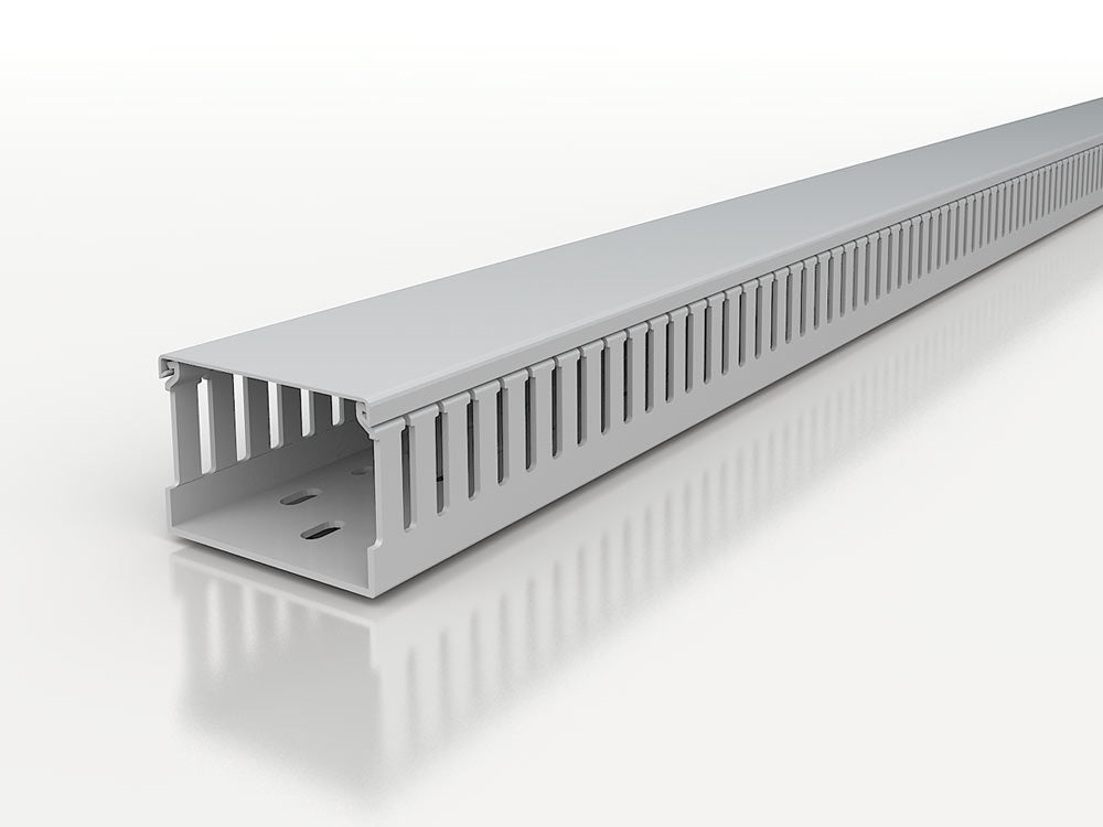 Slotted Trunking - 2m Length (4mm Slot/6mm Tongue)