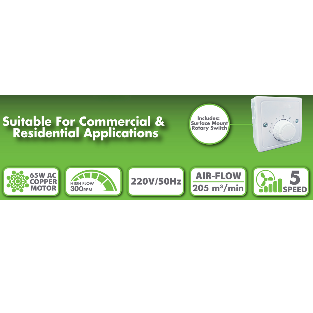 Eco Ceiling Mount Fan