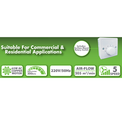 Eco Ceiling Mount Fan