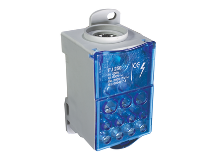 Multi Pole Distribution Block - Din Rail Or Bolt Down Mount
