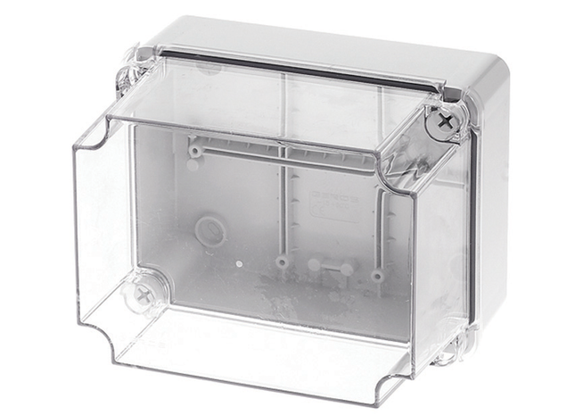 Enclosure with Transparent Lid