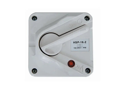 IP66 2 Pole Surface Mounting Lockable Isolator