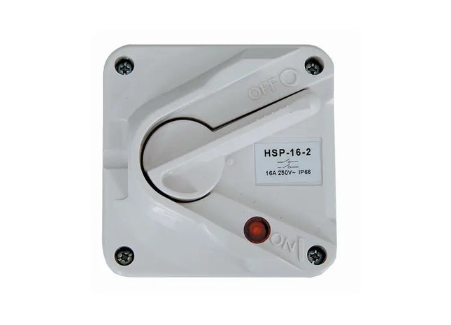 IP66 2 Pole Surface Mounting Lockable Isolator