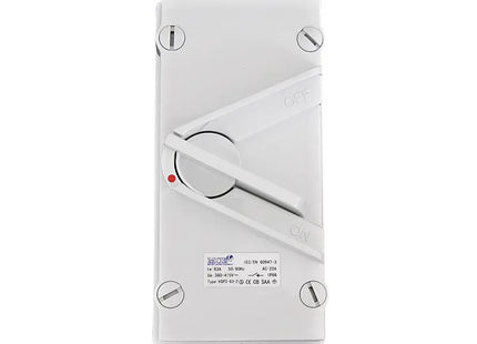 IP66 3 Pole Surface Mounting Lockable Isolator
