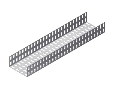 Heavy Duty Slotted Steel Cable Tray HDCT Series South Africa 76mm to 609mm 76mm Deep