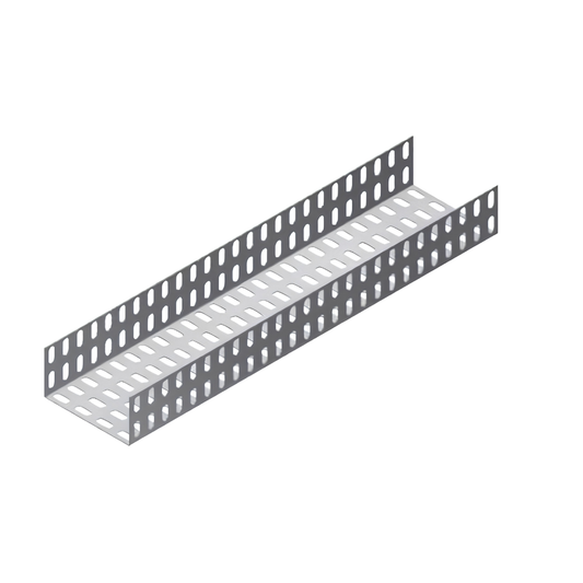 Heavy Duty Slotted Steel Cable Tray HDCT Series South Africa 76mm to 609mm 76mm Deep