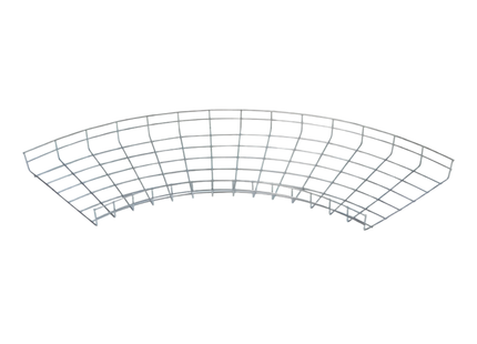Heavy Duty Wire Mesh Horizontal Bend 90 Degree Corner WMHD Series South Africa 100mm to 1000mm 75mm Deep