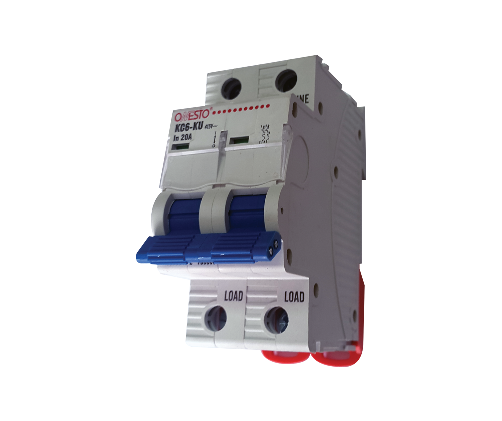 Double Pole 6kA Circuit Breakers