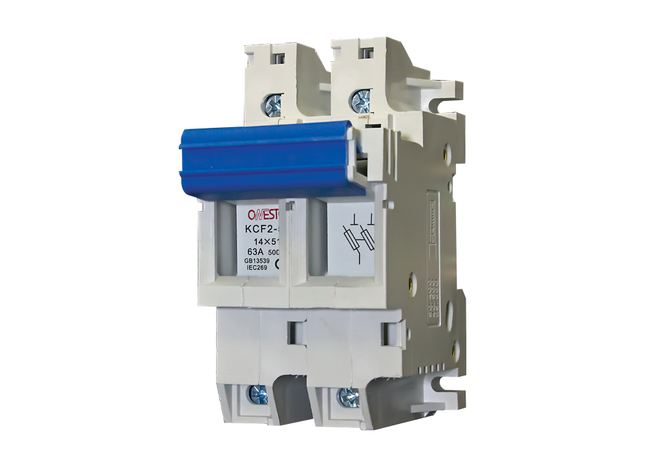 63A 2 Pole Din Rail Fuse Holder