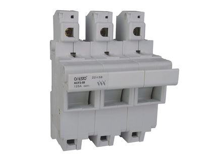 125A 3 Pole Din Rail Fuse Holders