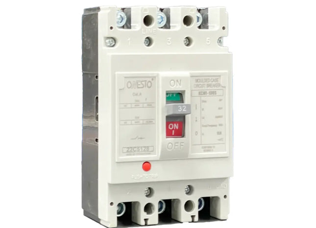 MCCB's 3 Pole 25kA (32A-100A)